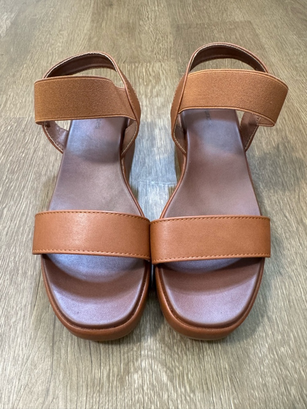 Maurices Wedge Strappy Brown Women's Sandals Size 8